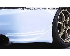 C-West PFRP Rear Under Fins Honda S2000 AP1 1999-2009