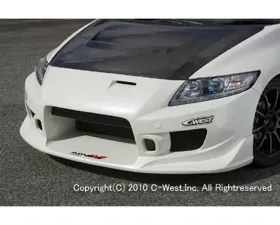 C-West PFRP Front Bumper w/o Fog Light Attachment Honda CR-Z 2010-2017