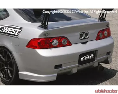 C-West PFRP Rear Bumper II Acura RSX DC5 2004-2007 - CWT-CDC502B-RBPF