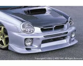 C-West PFRP Front Bumper w/ Fog Holes Subaru WRX | STI 2000-2004