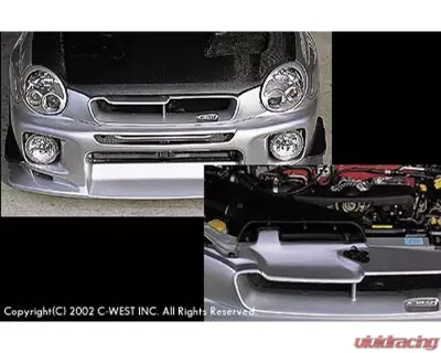 C-West FRP Front Grill V2 Subaru WRX | STI 2000-2004 - CWT-CGD02A-FGFR