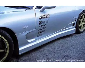C-West Side Skirts PFRP Version II Mazda RX7 1992-2003