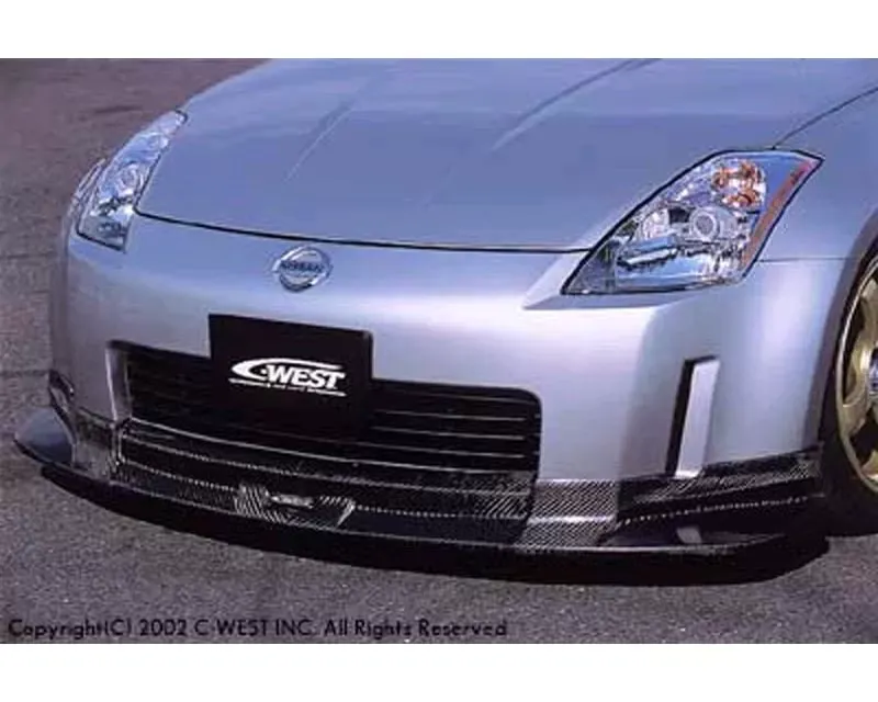 C-West CFRP Half Spoiler Nissan 350Z Z33 2002-2005 - CWT-CZ3301A-FHSCF