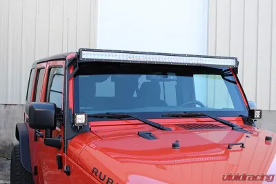Fishbone Offroad 52 Inch Light Bar Bracket Jeep Wrangler JK 2007-2018 - FB21014