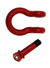 Fishbone Offroad D Ring 3/4 Inch Red 2 Piece Set                                     - FB21038 - Image 3