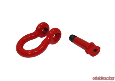Fishbone Offroad D Ring 3/4 Inch Red 2 Piece Set - FB21038
