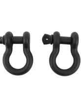 Fishbone Offroad D Ring 3/4 Inch Gloss Black 2 Piece Set                                     - FB21039 - Image 5
