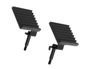Fishbone Offroad Black Foot Peg Set Jeep Wrangler JK 2007-2018