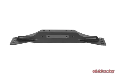 Fishbone Offroad Black Textured Powdercoat Piranha Series Winch Plate Steel Jeep Wrangler TJ 1997-2006 - FB21052
