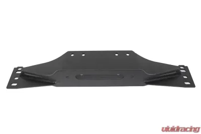 Fishbone Offroad Black Textured Powdercoat Piranha Series Winch Plate Steel Jeep Wrangler TJ 1997-2006 - FB21052