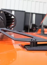 Fishbone Offroad Hood Light Mount Bracket Jeep Wrangler | Rubicon | Unlimited 2007-2018                                     - FB21066 - Image 5