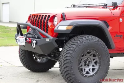 Fishbone Offroad Hawse Fairlead License Plate Mount Jeep Wrangler JL 2-Door 2018+ - FB21098