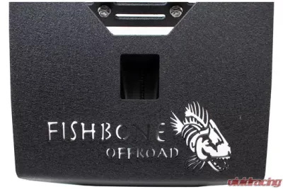 Fishbone Offroad Hitch Mounted Step for 2 Inch Receiver Black Powdercoat Steel - FB21238
