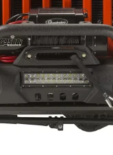 Fishbone Offroad Black Texured Powercoated Front Stubby Winch Bumper W/Tube Guard Jeep Wranger JK 2007-2018                                     - FB22004 - Image 8