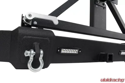 Fishbone Offroad Rear Bumper With Tire Carrier Jeep Wrangler JK 2007-2018 - FB22050