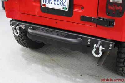 Fishbone Offroad Piranha Rear Bumper with Step Jeep Wrangler | Rubicon | Unlimited TJ 1987-2006 - FB22072