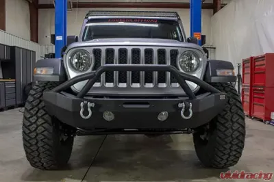 Fishbone Offroad Mid-Width Winch Front Bumper Jeep Wrangler JL 2018+ - FB22088