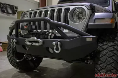 Fishbone Offroad Mid-Width Winch Front Bumper Jeep Wrangler JL 2018+ - FB22088