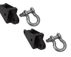 Fishbone Offroad Rear D-Ring Frame Mounts Jeep Wrangler JK 2007-2018