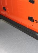 Fishbone Offroad Steel Black Textured Powdercoat Rock Slider Jeep Wrangler JK 4 Door Rubicon 2007-2018                                     - FB23011 - Image 11