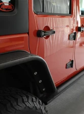 Fishbone Offroad Steel Black Textured Powdercoat Rock Slider Jeep Wrangler JK 4 Door Rubicon 2007-2018                                     - FB23011 - Image 3