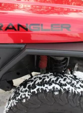 Fishbone Offroad Steel Black Textured Powdercoat Front 3 Inch FlareTube Fenders Jeep Wrangler TJ 1997-2006                                     - FB23029F - Image 7