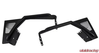 Fishbone Offroad Steel Black Textured Powdercoat Front 3 Inch FlareTube Fenders Jeep Wrangler TJ 1997-2006 - FB23029F
