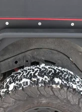 Fishbone Offroad Steel Black Textured Powdercoat Rear 3 Inch Flare Tube Fenders Jeep Wrangler TJ 1997-2006                                     - FB23029R - Image 3
