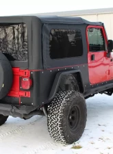 Fishbone Offroad Steel Black Textured Powdercoat Front and Rear Tube Fender Set Of 4 Jeep Wrangler TJ 1997-2006                                     - FB23029 - Image 2