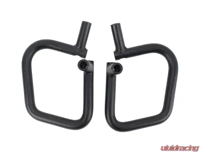 Fishbone Offroad Steel Black Textured Powdercoat Grab Handles Front Jeep Wrangler JK 2/4 Door 2007-2018 - FB25033