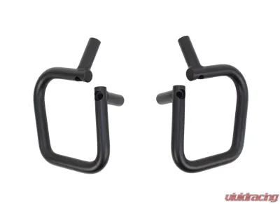 Fishbone Offroad Steel Black Textured Powdercoat Grab Handles Front Jeep Wrangler JK 2/4 Door 2007-2018 - FB25033