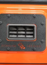 Fishbone Offroad Aluminum Black Textured Powercoat Tailgate Plate Jeep Wrangler JK 2007-2018                                     - FB31042 - Image 3