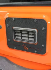 Fishbone Offroad Aluminum Black Textured Powercoat Tailgate Plate Jeep Wrangler JK 2007-2018                                     - FB31042 - Image 2