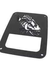 Fishbone Offroad Black Textured Powdercoat Tail Light Covers Jeep Wrangler JK 2007-2018                                     - FB31043 - Image 2