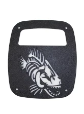 Fishbone Offroad Black Textured Powdercoat Tail Light Covers Jeep Wrangler CJ YJ TJ 1976-2006                                     - FB31044 - Image 3