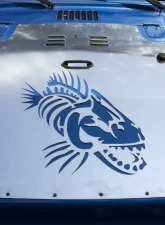 Fishbone Offroad Raw Hood Louver Jeep Wrangler TJ 2003-2006                                     - FB31125 - Image 5