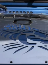 Fishbone Offroad Raw Hood Louver Jeep Wrangler TJ 2003-2006                                     - FB31125 - Image 8