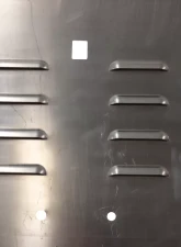 Fishbone Offroad Raw Hood Louver Jeep Wrangler JK 2007-2012                                     - FB31126 - Image 2