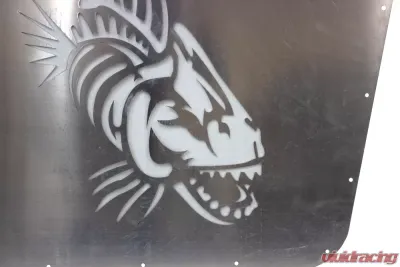 Fishbone Offroad Raw Hood Louver Jeep Wrangler JK 2013-2018 - FB31127