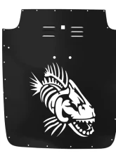 Fishbone Offroad Black Hood Louver Jeep Wrangler TJ 2003-2006                                     - FB31132 - Image 4