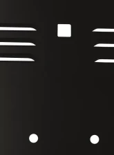 Fishbone Offroad Black Hood Louver Jeep Wrangler TJ 2003-2006                                     - FB31132 - Image 2