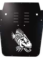 Fishbone Offroad Black Hood Louver Jeep Wrangler JK 2013-2018                                     - FB31134 - Image 4