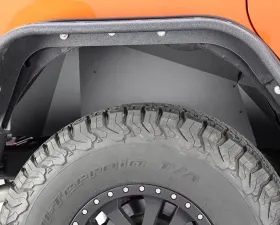 Fishbone Offroad Aluminum Black Powdercoat Inner Fenders Front/Rear Set Of 4 Jeep Wrangler JK 2007-2018