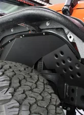 Fishbone Offroad Aluminum Black Powdercoat Inner Fenders Front/Rear Set Of 4 Jeep Wrangler JK 2007-2018                                     - FB33007 - Image 2