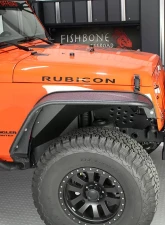 Fishbone Offroad Aluminum Black Powdercoat Inner Fenders Front/Rear Set Of 4 Jeep Wrangler JK 2007-2018                                     - FB33007 - Image 4