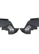 Fishbone Offroad Black Powdercoat Logo Aluminum Inner Fenders Jeep Wrangler JK 2007-2018                                     - FB33073 - Image 9