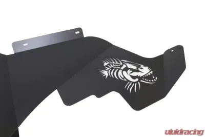 Fishbone Offroad Black Powdercoat Logo Aluminum Inner Fenders Jeep Wrangler JK 2007-2018 - FB33073