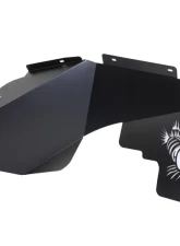 Fishbone Offroad Black Powdercoat Logo Aluminum Inner Fenders Jeep Wrangler JK 2007-2018                                     - FB33073 - Image 3