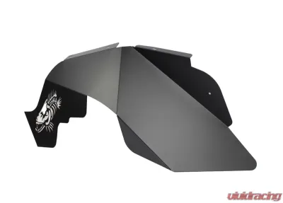 Fishbone Offroad Black Powdercoat Logo Aluminum Inner Fenders Jeep Wrangler JK 2007-2018 - FB33073