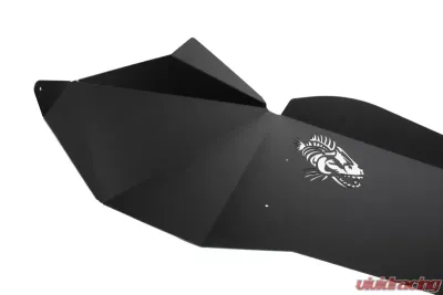 Fishbone Offroad Black Powdercoat Logo Aluminum Inner Fenders Jeep Wrangler JK 2007-2018 - FB33073